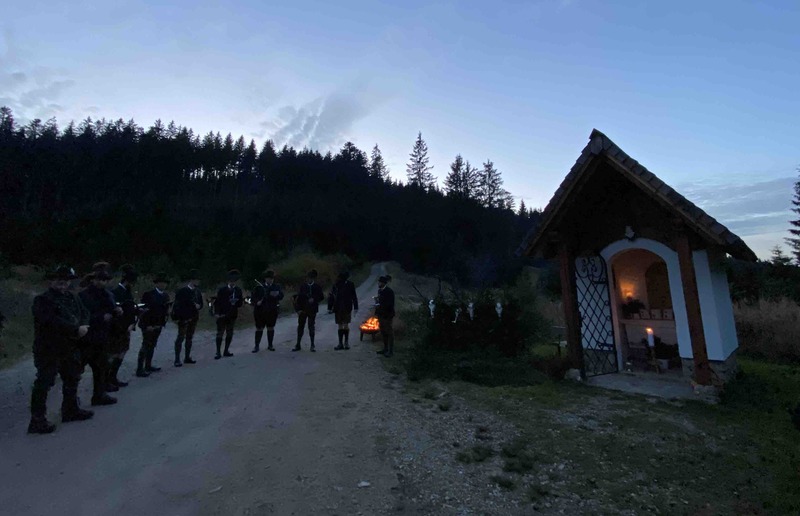 Hubertusandacht Mooshöh 2022 / Ulrich Diel OSB