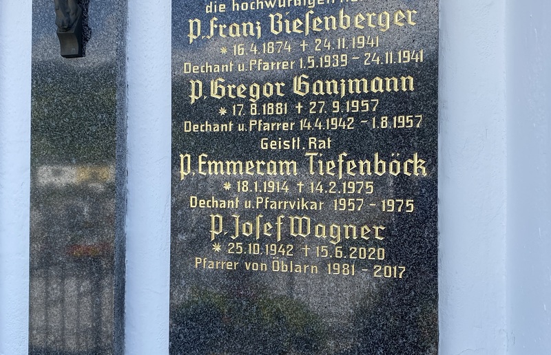Priestergrab Sankt Gallen / Pater Ulrich Diel OSB Josef Wagner, RIP