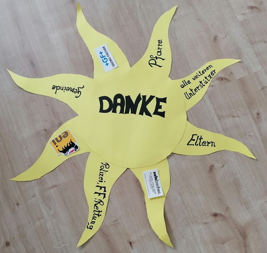Pfarrkindergarten Altenmarkt / Bianca Pirker D A N K E